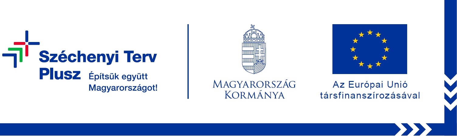 Széchenyi Terv Plusz. Magyarország Kormánya. Az Európai Unió társfinanszírozásával.